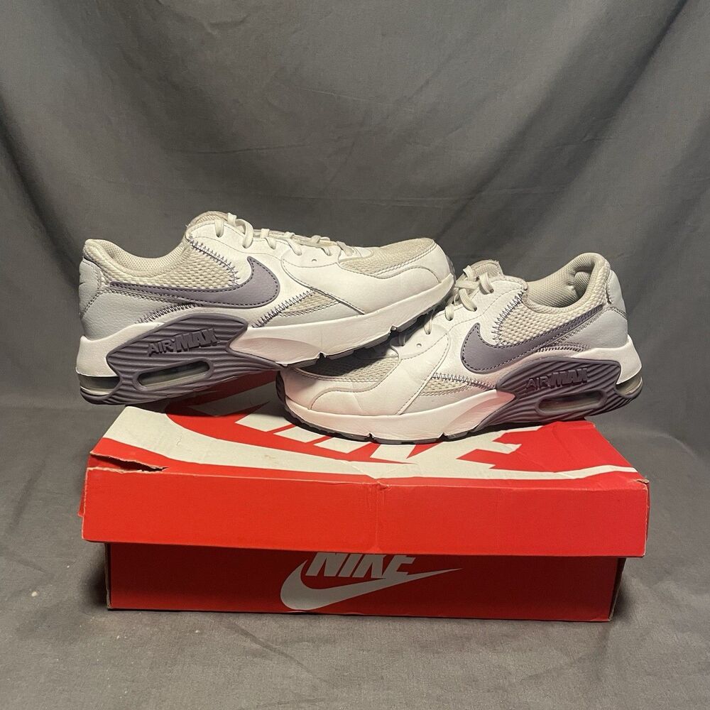Nike Air Max Excee Shoes White Purple Pure Platinum HF4992-100 Womens Size 8